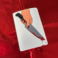Femme Fatale Knife Sticker