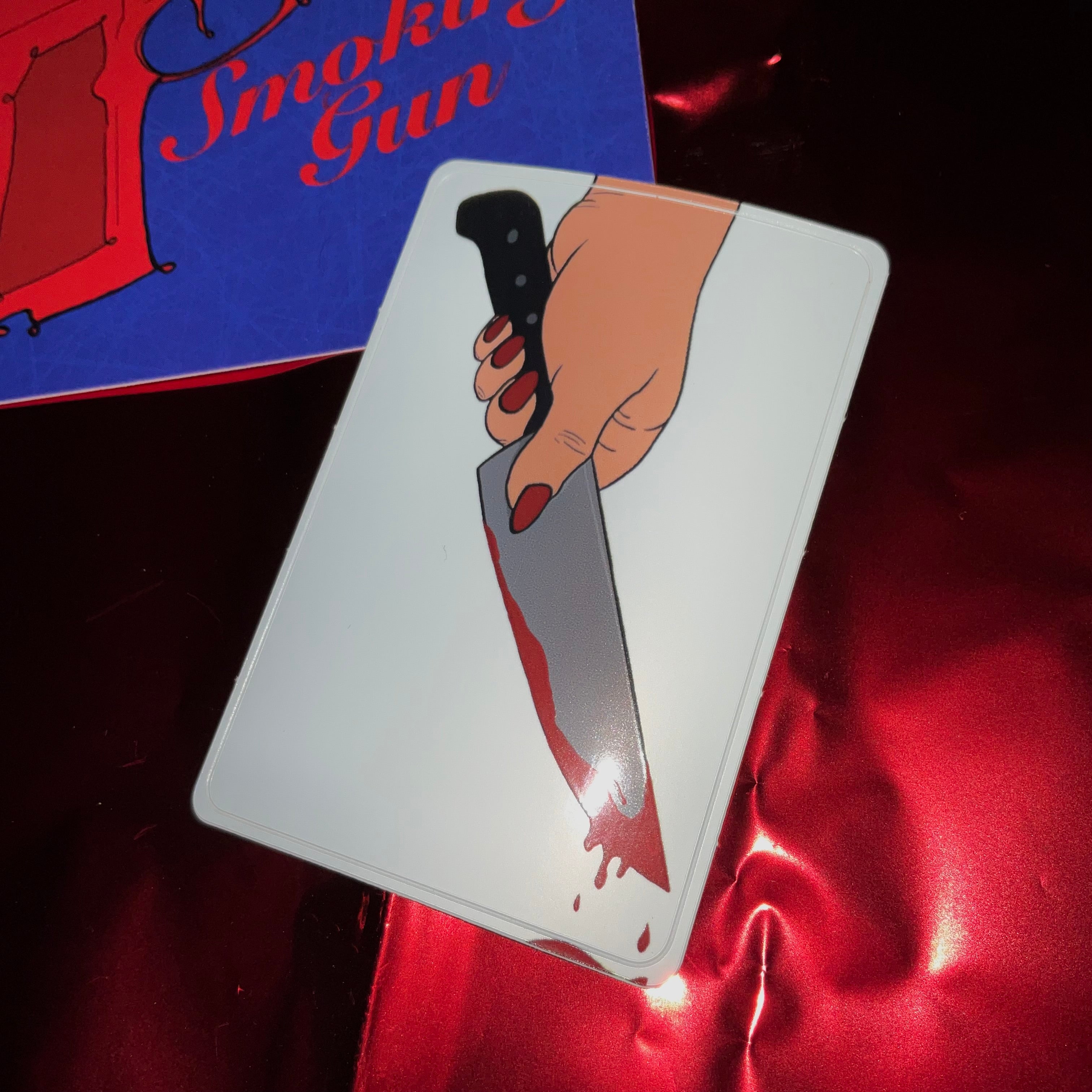 Femme Fatale Knife Sticker